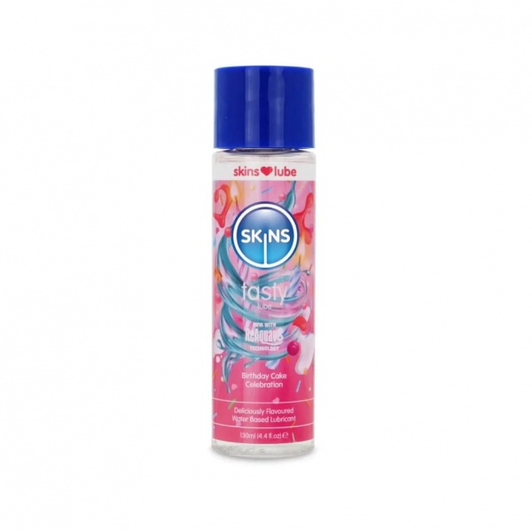 Skins Birthday Cake Lube Γλυκό Λιπαντικό Με Βάση το Νερό 130ml Skins Sexual Health
