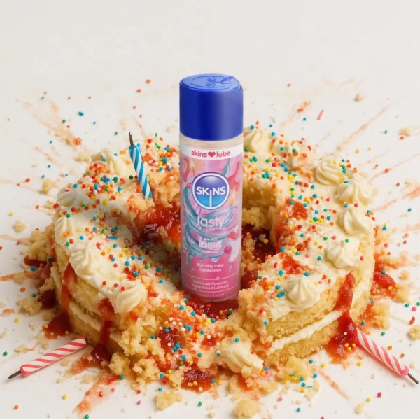 Skins Birthday Cake Lube Γλυκό Λιπαντικό Με Βάση το Νερό 130ml Skins Sexual Health - Image 4