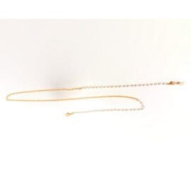 Αλυσίδα Γυαλιών με Πέρλες Gold Κομψό Αξεσουάρ Farma Bijoux